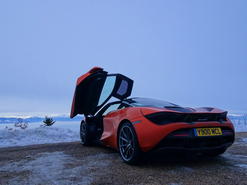 Illustration for article titled A Winter Road Trip In A McLaren Is The Best Way To Make Yourself And Others Happy